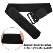 Elastic Belt Ladies Fashion Dress Decoration Versatile Wide Girdle Women Stretch Waist Slim Wide Band