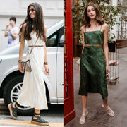 Women Skinny Elastic Stretch Belt for Dresses Retro Ladies Waist Vintage Thin Belt by JASGOOD