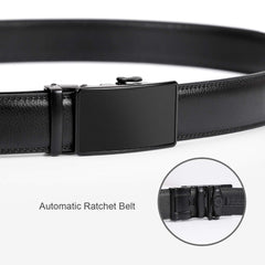 JASGOOD Men's Sliding Dress Belt Fashion Brown Leather Belt For Jean Rathet Leather Belts for Men - JASGOOD OFFICIAL