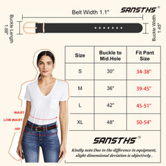 Women Leather belt Faux leather Chic Belt for Jeans Solid Color with Long Gold Curved Pin Buckle