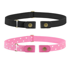 No Buckle Stretch Belt for Child Boys and Girls Buckle Free Kids Belt Up to 24 Inches