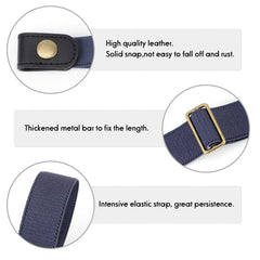No Buckle Stretch Belt for Child Boys and Girls Buckle Free Kids Belt Up to 24 Inches