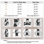 Women Lace-up Bustier Corset Top Sexy Overbust Body Shapewear Waist Cincher Corset - JASGOOD OFFICIAL