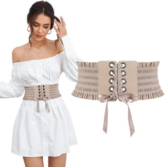 Lace up Tied Waist Belt Ladies Dresses Belt Corset Belts for Club