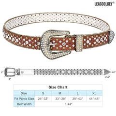 Western Cowgirl Rhinestone Belt for Jeans  Fashion Rhinestone Belt for Women Men  Ladies Bling Rhinestone Belt for Dress
