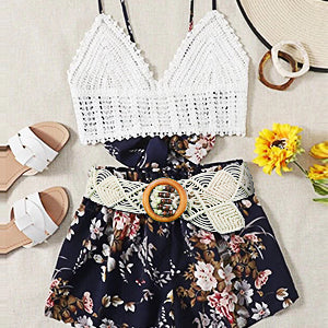 Braided Waist Belt,Straw Woven Belts for Women Belt Straw Vintage Woven Waist Belt with Buckle for Coat Dress Jeans