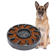 JASGOOD Slow Dog Bowl for Large Dogs,Anti-Gulping Dog Slow Feeder Stop Bloat,Slow Eating Big Pet Bowl