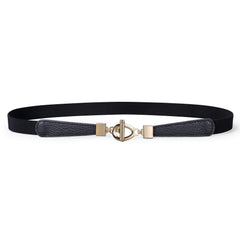 Women Skinny Elastic Stretch Belt for Dresses Retro Ladies Waist Vintage Thin Belt by JASGOOD
