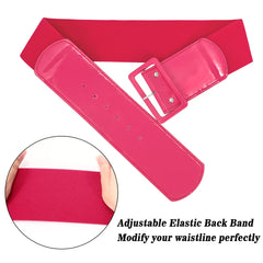 Elastic Belt Ladies Fashion Dress Decoration Versatile Wide Girdle Women Stretch Waist Slim Wide Band