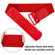 Elastic Belt Ladies Fashion Dress Decoration Versatile Wide Girdle Women Stretch Waist Slim Wide Band