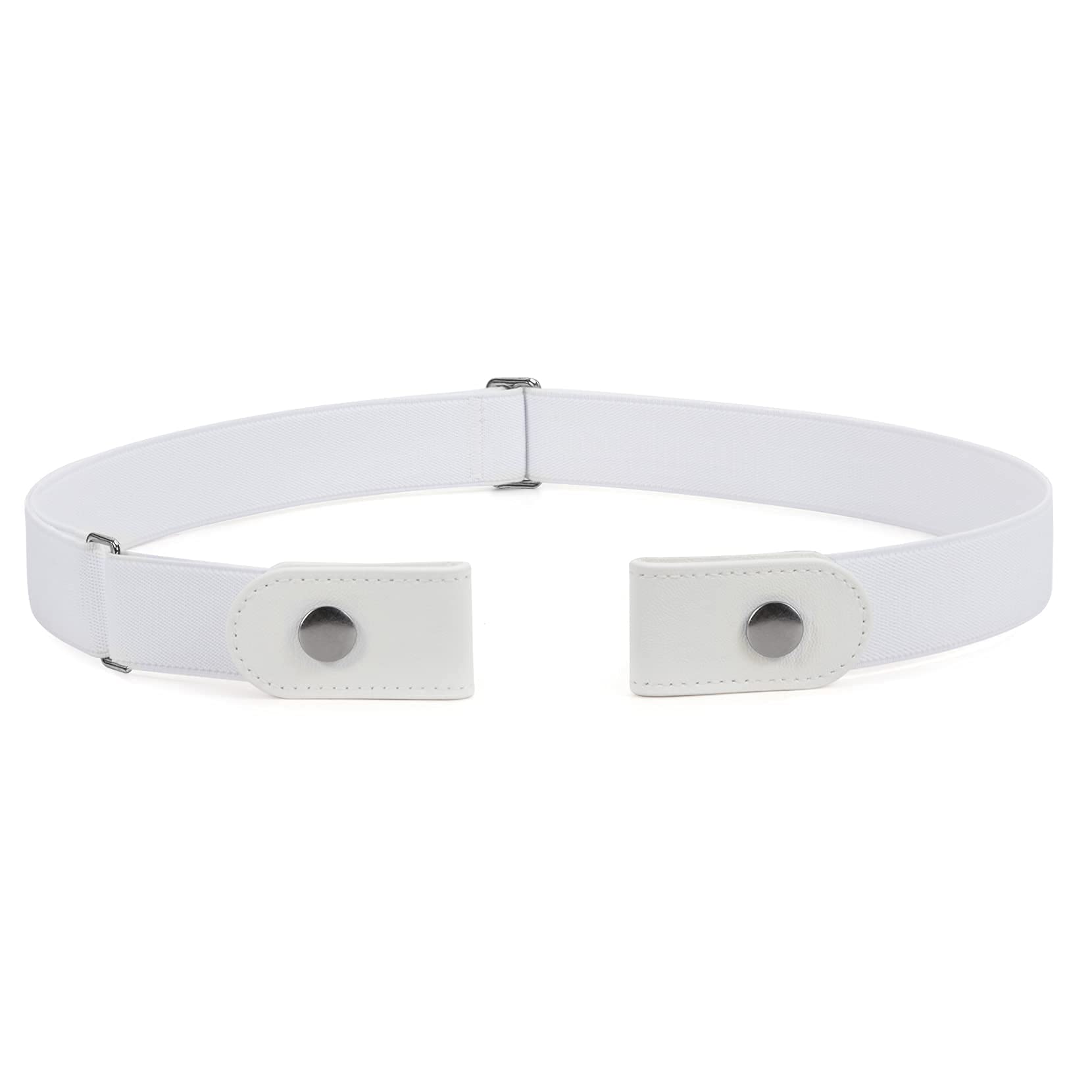 No Buckle Show Belt for Men Buckle Free Stretch Belt for Jeans Pants 1.38 Inches Wide - JASGOOD OFFICIAL