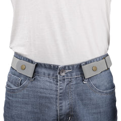 No Buckle Show Belt for Men Buckle Free Stretch Belt for Jeans Pants 1.38 Inches Wide