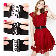 Vintage Wide Elastic Waist Belt Waistband Dress Stretchy Cinch Belt For Women 1.8 Inch Wide by JASGOOD 