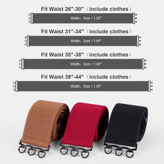 Vintage Wide Elastic Waist Belt Waistband Dress Stretchy Cinch Belt For Women 1.8 Inch Wide by JASGOOD 