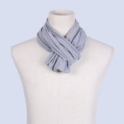 Fashion Infinity Scarf with Zipper Pocket Loop Scarf for Women and Men Neck Head Scarves Travel Wrap 
