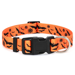 WHIPPY Girl Floral Collar for Small Medium Large Dog Adjustable Lightweight Nylon Flower Print Dog Collar with Quick Release Buckle Personalized Soft Comfortable Puppy Collar