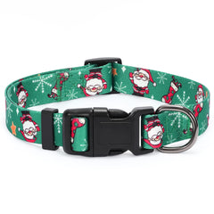 WHIPPY Girl Floral Collar for Small Medium Large Dog Adjustable Lightweight Nylon Flower Print Dog Collar with Quick Release Buckle Personalized Soft Comfortable Puppy Collar