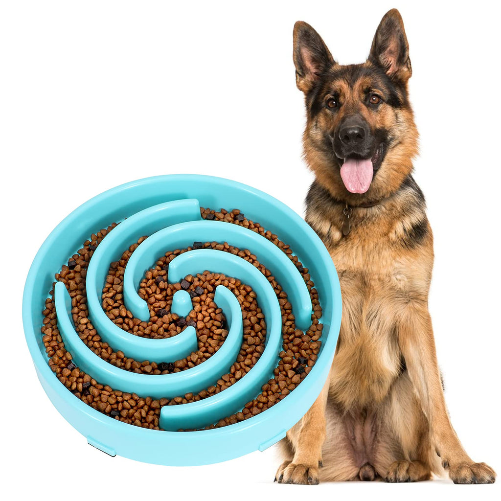JASGOOD Slow Feeder Dogs Bowl for Large Dogs,Anti-Gulping Pet Slower Food Feeding Bowls Stop Bloat,Preventing Choking Healthy Design Dogs Bowl - JASGOOD OFFICIAL