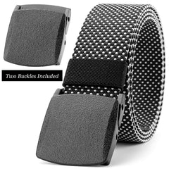 Nylon Belt Outdoor Belt Reversible Belt Tactical Duty Belt with YKK Plastic Buckle Up to 48"  by JASGOOD 