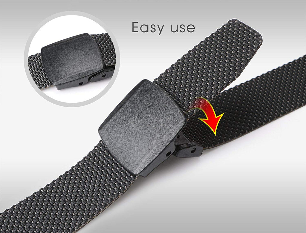 Nylon Belt Outdoor Belt Reversible Belt Tactical Duty Belt with YKK Plastic Buckle Up to 48"  by JASGOOD 