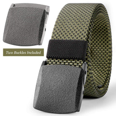 Nylon Belt Outdoor Belt Reversible Belt Tactical Duty Belt with YKK Plastic Buckle Up to 48"  by JASGOOD 