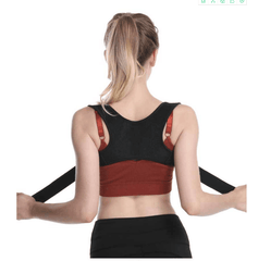 Posture Corrector for Women and Men with Underarm Pads - Adjustable Effective Comfortable Back Support Brace - Ideal for Clavicle Support and Upper Back Shoulder Neck Pain Relief 