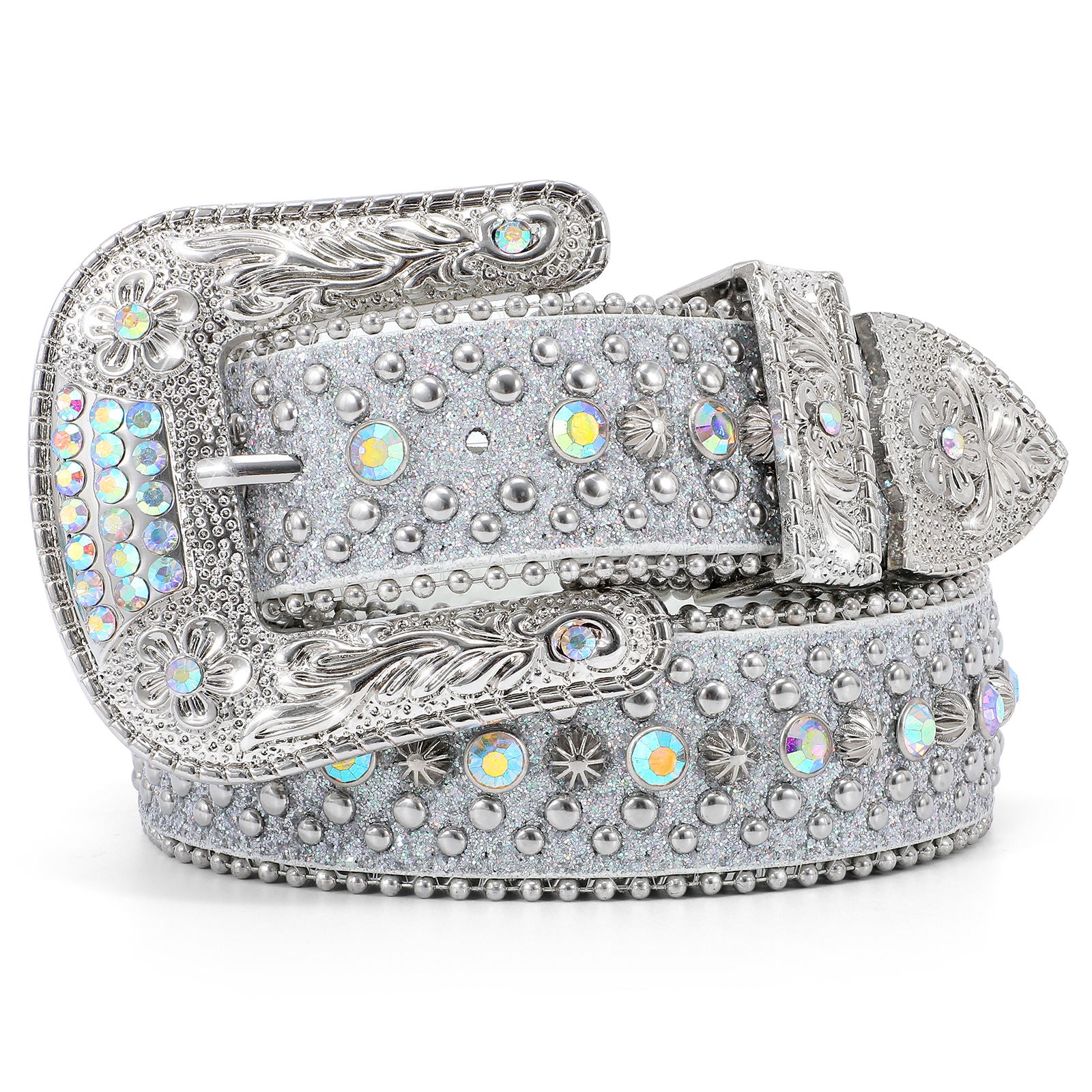Western Cowboy Unisex Custom Fast Delivery Stylish Bling Global Designer Rhinestones Belts