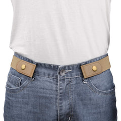 No Buckle Show Belt for Men Buckle Free Stretch Belt for Jeans Pants 1.38 Inches Wide