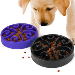 JASGOOD Slow Feeder Dog Bowl Slow Eat Feeder for Fun Slow Feeding Interactive Bloat Stop Dog Bowls