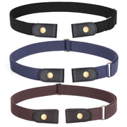 No Buckle Show Belt for Men Buckle Free Stretch Belt for Jeans Pants 1.38 Inches Wide