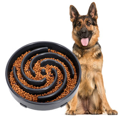 JASGOOD Slow Feeder Dogs Bowl for Large Dogs,Anti-Gulping Pet Slower Food Feeding Bowls Stop Bloat,Preventing Choking Healthy Design Dogs Bowl - JASGOOD OFFICIAL