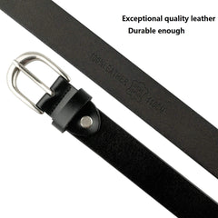 Women Leather Belt for Jeans Pants Plus Size Western Design Belt Alloy Buckle 