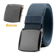 Unisex Nickel Free Belt 1.5 In Nylon Adjustable Web Belt with Plastic Buckle by JASGOOD 