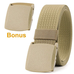 Unisex Nickel Free Belt 1.5 In Nylon Adjustable Web Belt with Plastic Buckle by JASGOOD 