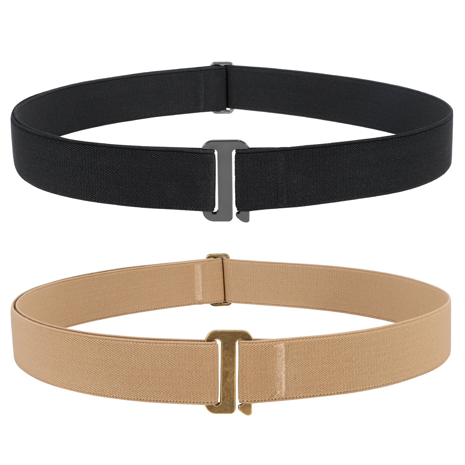 Flat Buckle Invisible Elastic Stretch Belt for Men Great Gift for Father - JASGOOD OFFICIAL