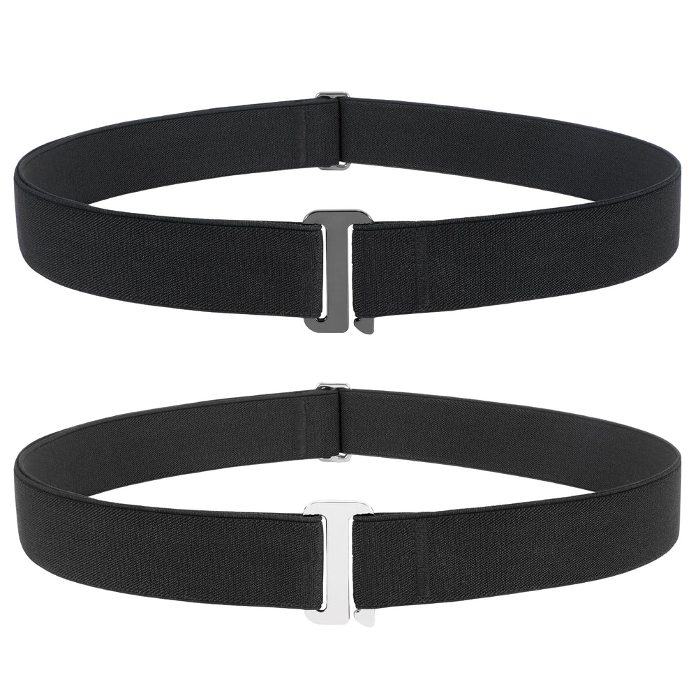 Flat Buckle Invisible Elastic Stretch Belt for Men Great Gift for Father - JASGOOD OFFICIAL