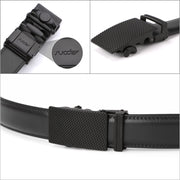 Men's Leather Ratchet Dress Belt with Automatic Buckle in Gift Box by JASGOOD 