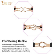 Kids Skinny Elastic Stretch Belts for girls with Easy Buckle Toddler School Uniform Dress Belts by JASGOOD - JASGOOD OFFICIAL