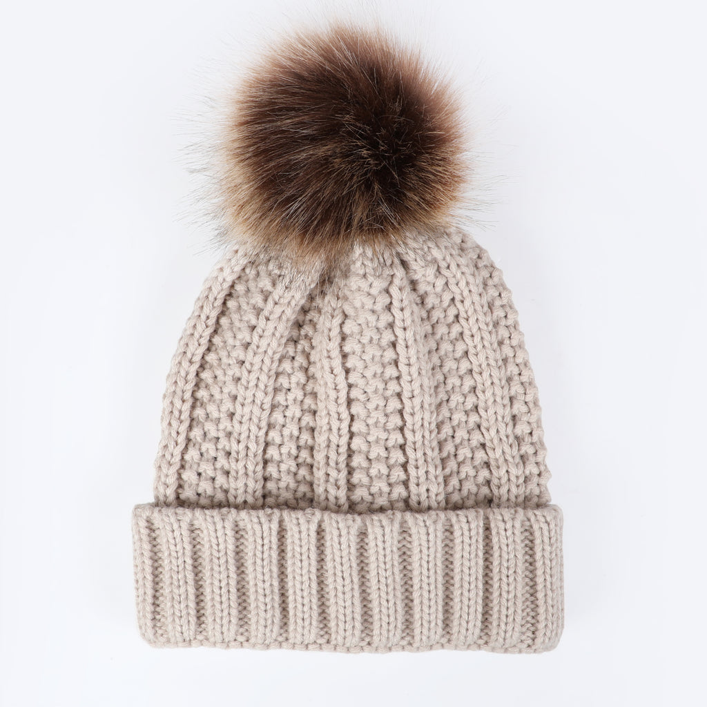 SUOSDEY Womens Trendy Winter Knit Beanie Hat Warm and Soft Skull Ski Cap for Women 
