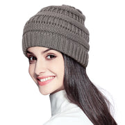 SUOSDEY Womens Trendy Winter Knit Beanie Hat Warm and Soft Skull Ski Cap for Women 